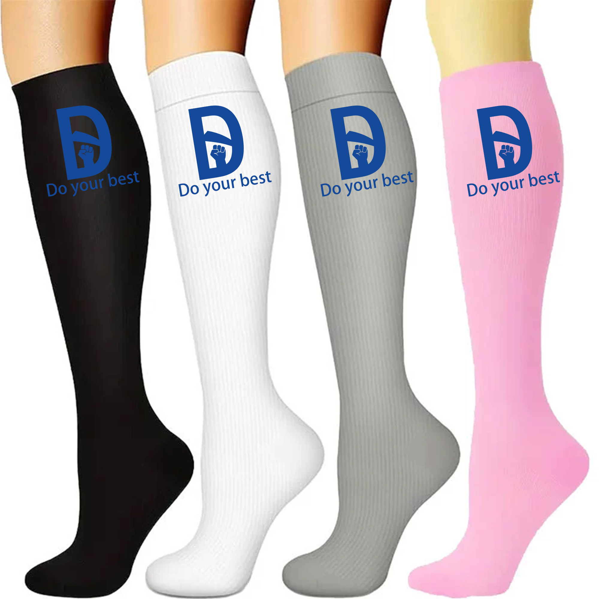 Knee High Compression Socks for Running,Hiking 2