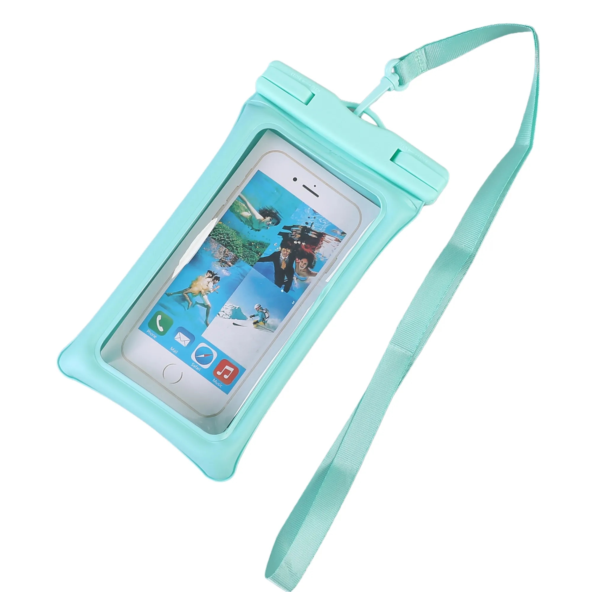 PVC double-sided inflatable mobile phone waterproof bag 3