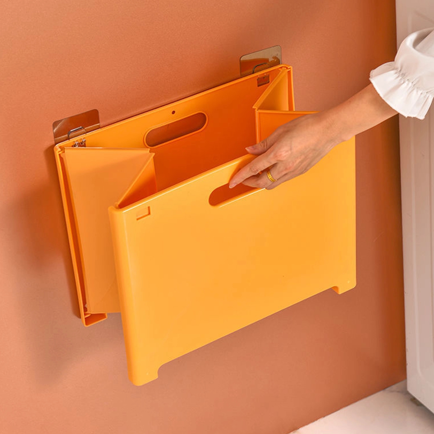 Wall-Mounted Foldable Laundry Storage Basket 4