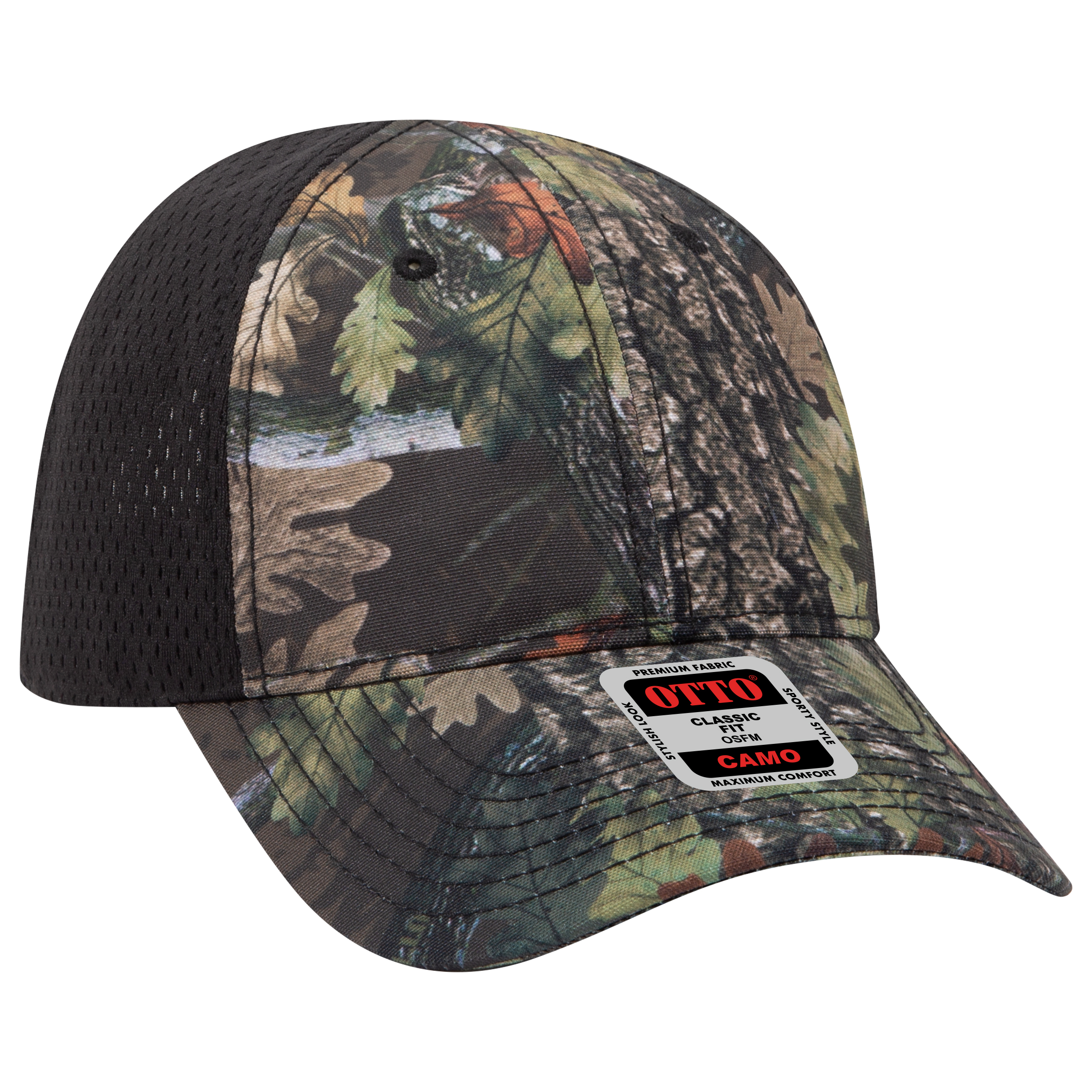 OTTO CAP® Camouflage 6 Panel Low Profile Baseball Cap 8