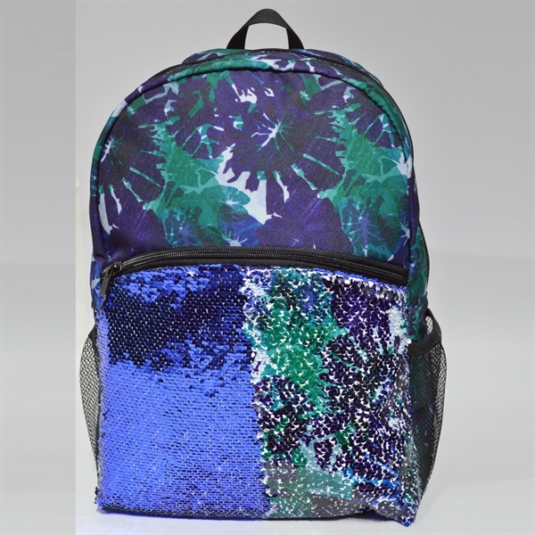 Premium Sublimation Backpack w/ Sequin Pocket 3