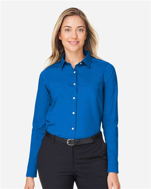 Women's CrownLux Performance® Spencer Poplin Dress Shirt - DG505W 21