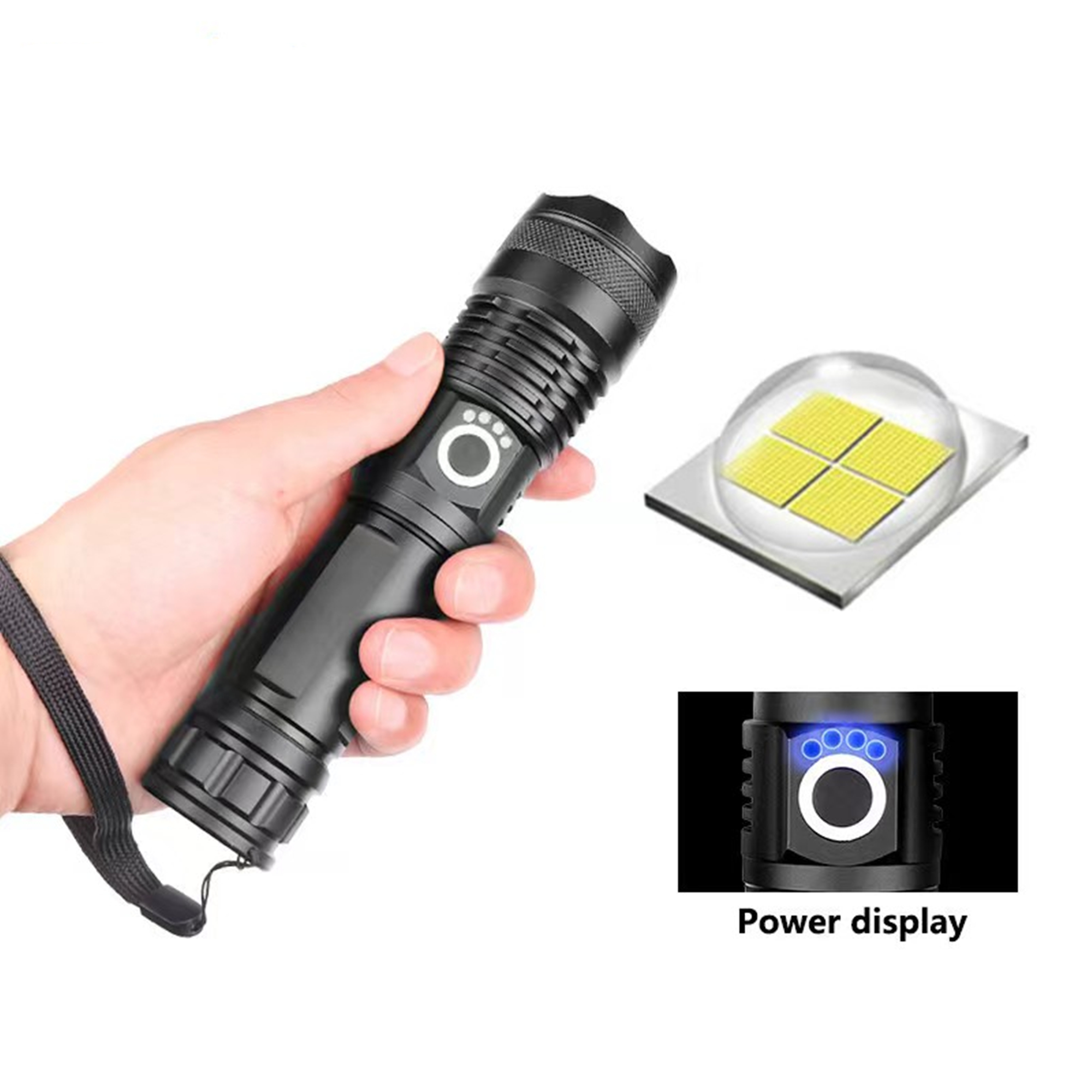 Rechargeable Flashlights With 5 Modes 5