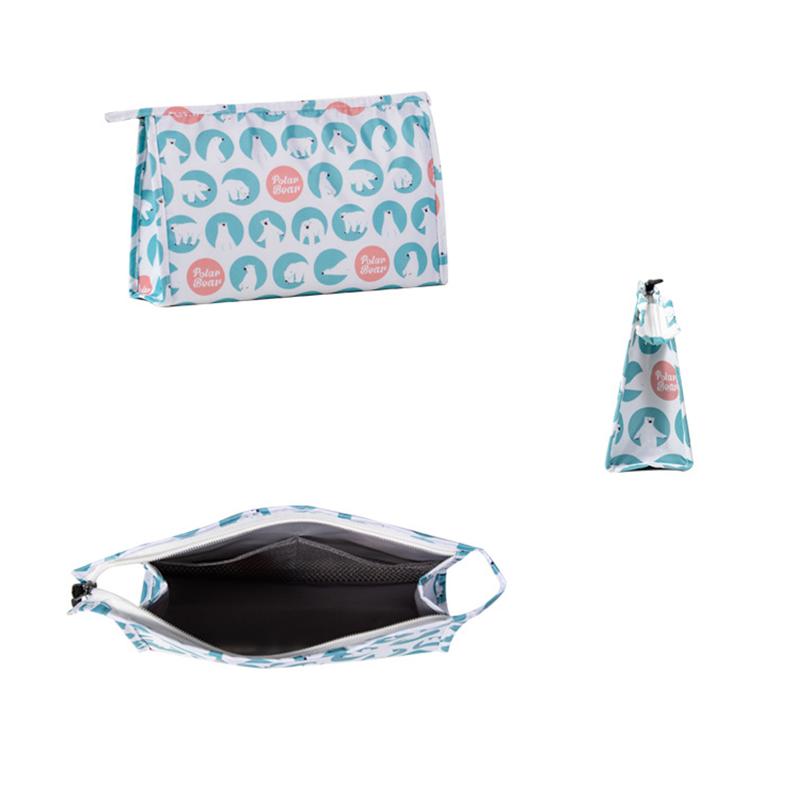 Custom Canvas Toiletry Bag Cosmetic Bag 3