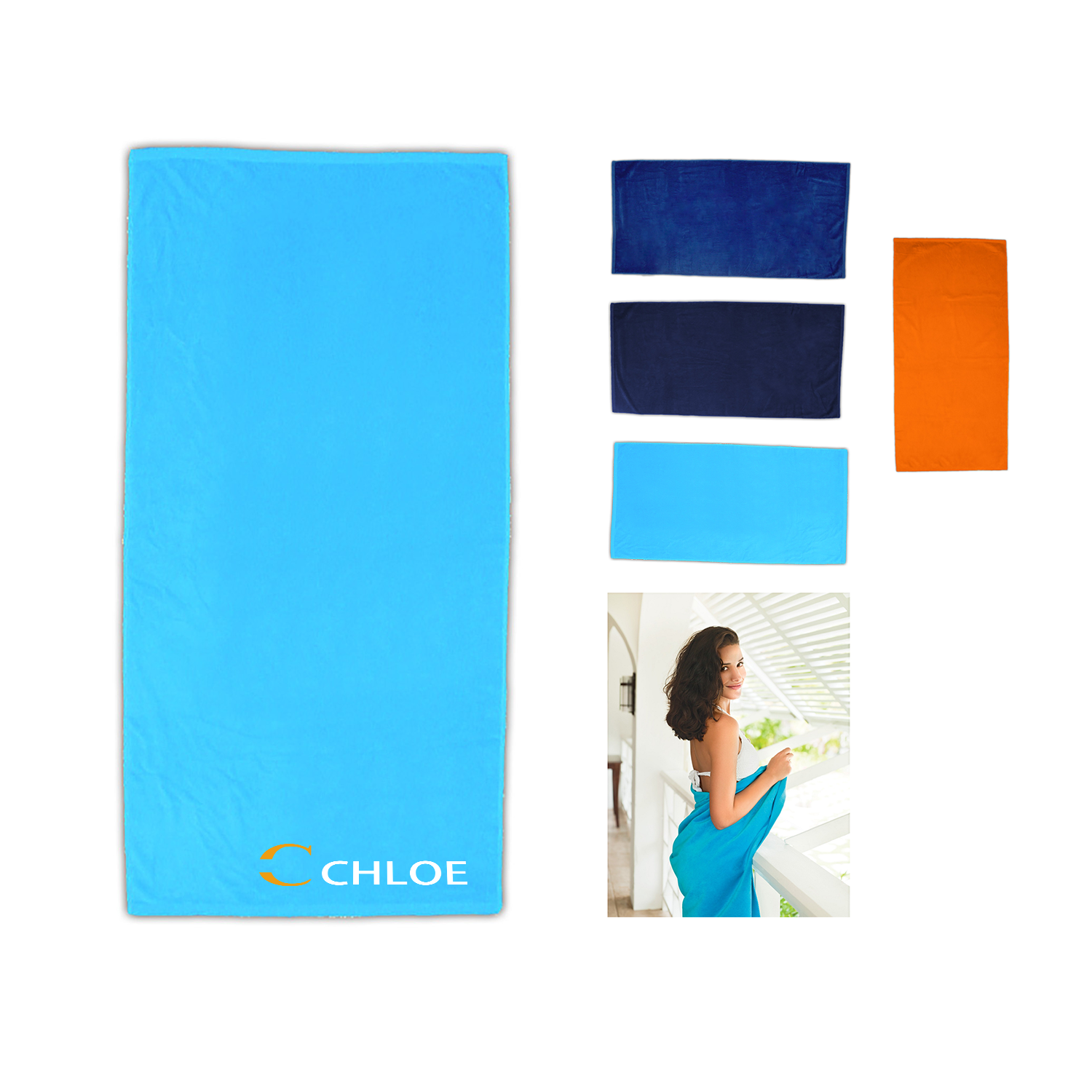 Colored Beach Towel 2