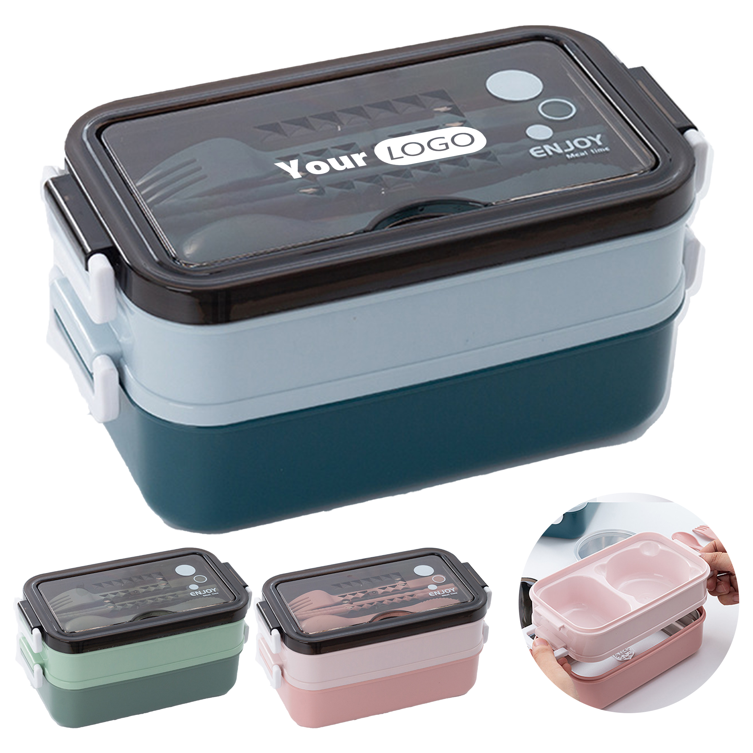 Stainless Steel Portable Sealed Lunch Box 3