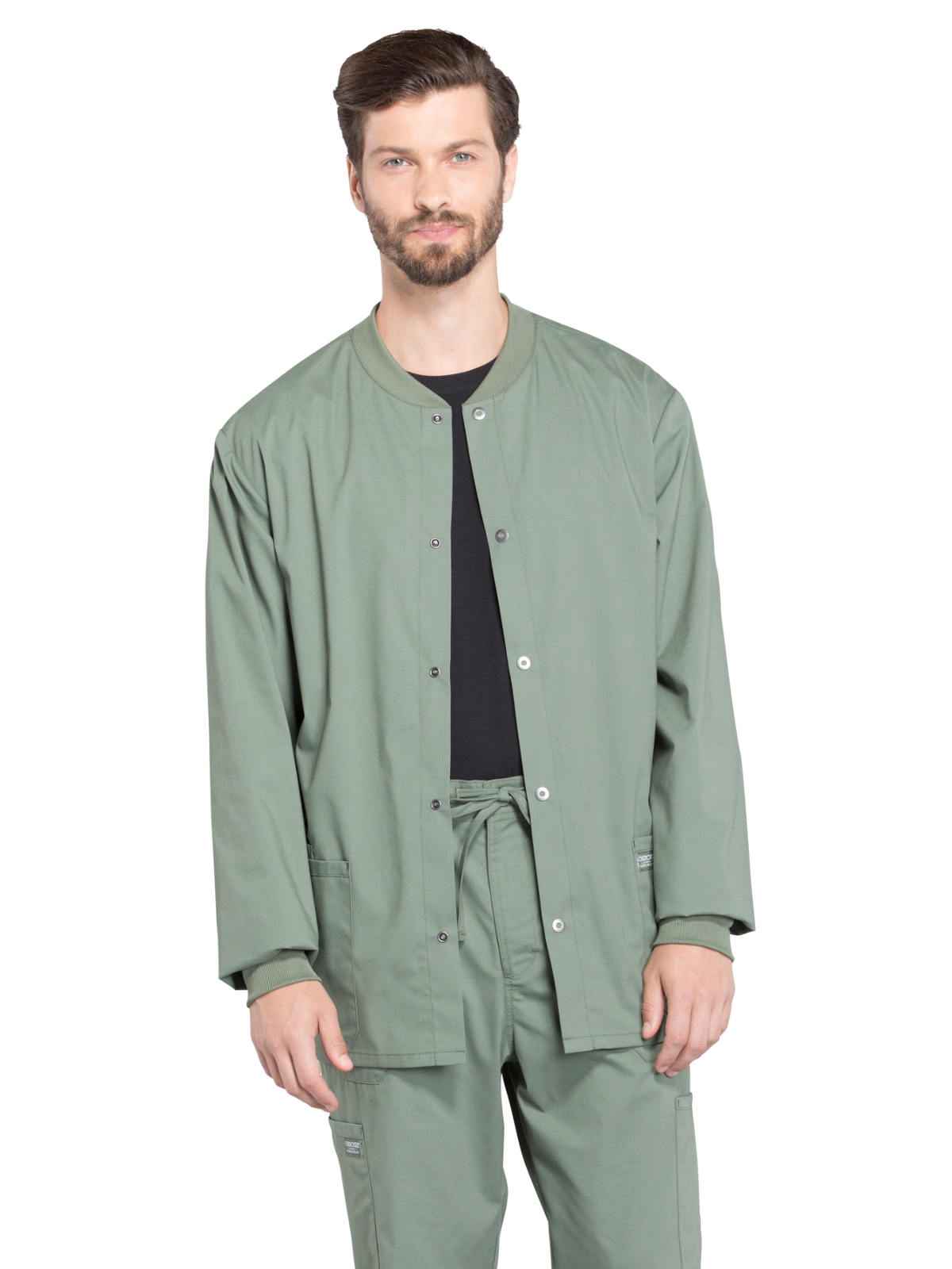 Cherokee - Workwear Professionals - Men's Snap Front Jacket 12
