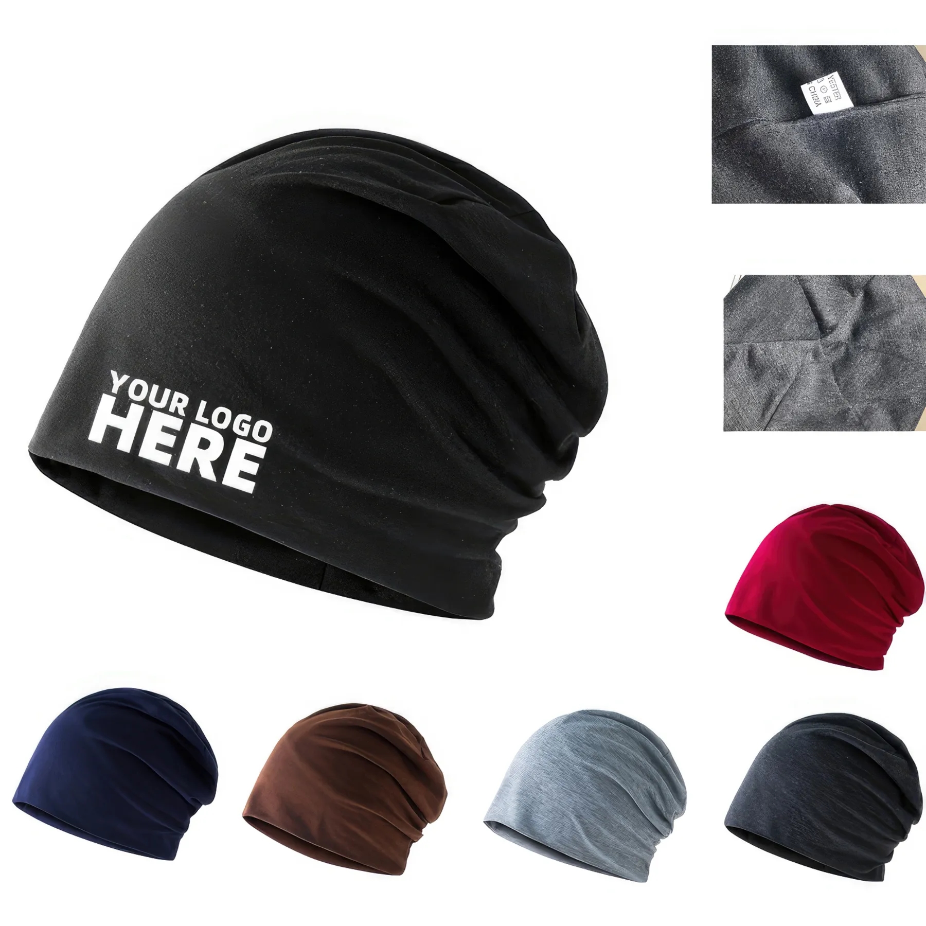 Cotton Slouchy Beanie Hat 2