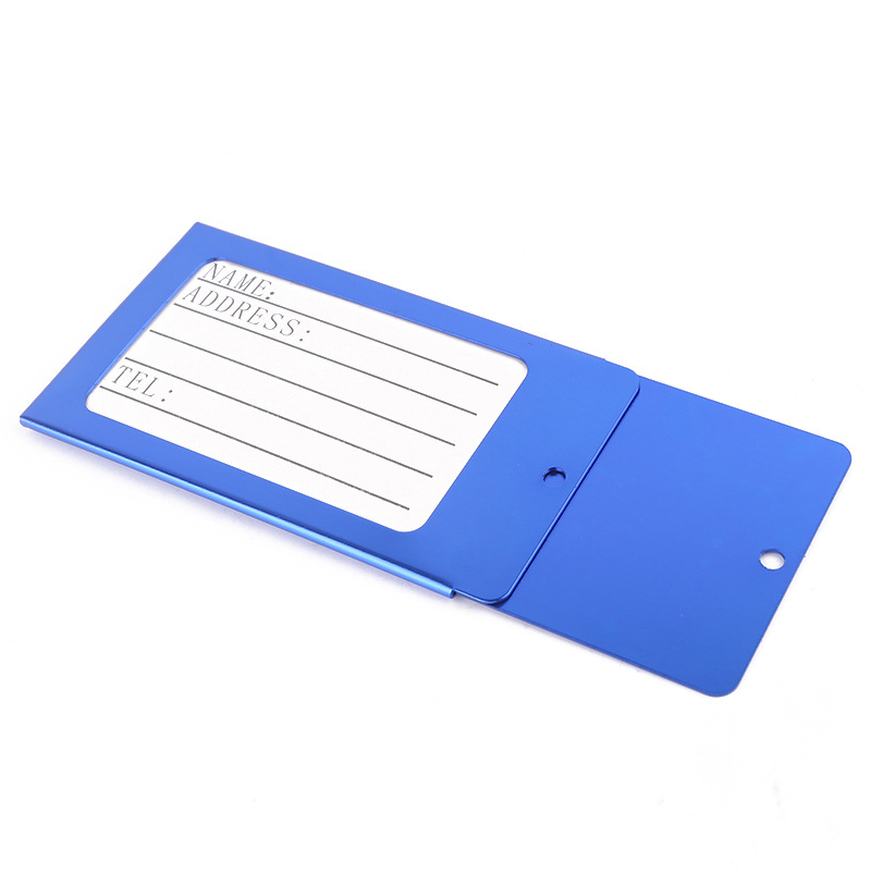 Aluminum Metal Travel ID Identifier Tag 8