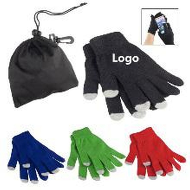 Touch Screen Gloves in Pouch 2