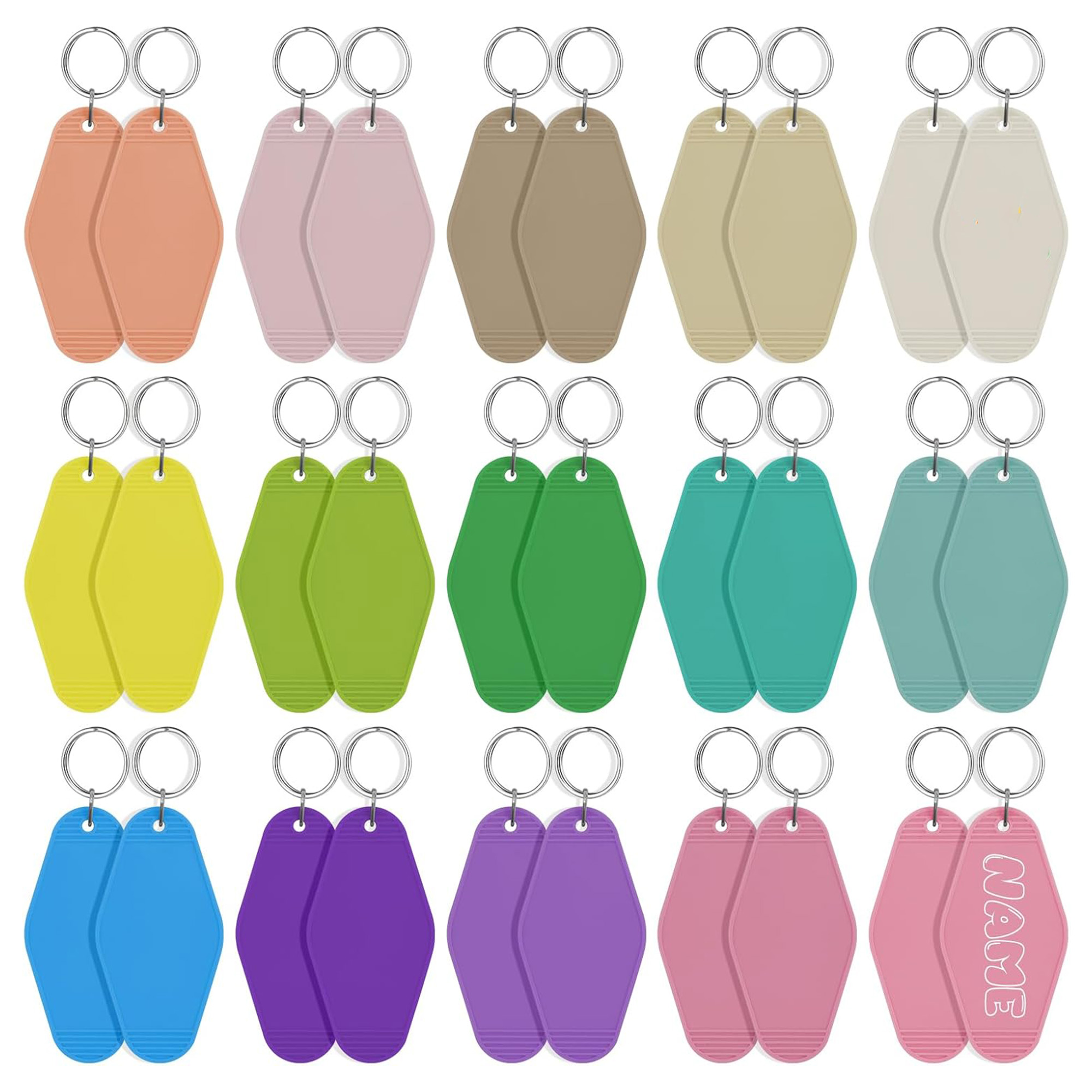 MOQ 50pcs Hotel Motel Key Chain 1