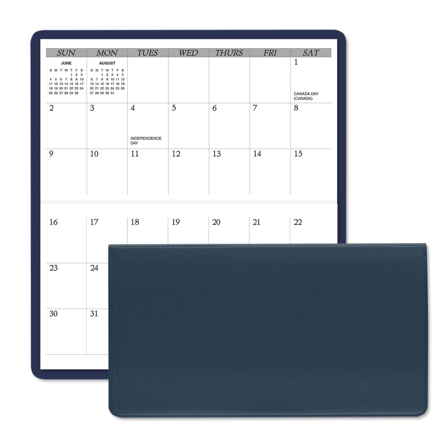 Horizontal Monthly Pocket Planner 11