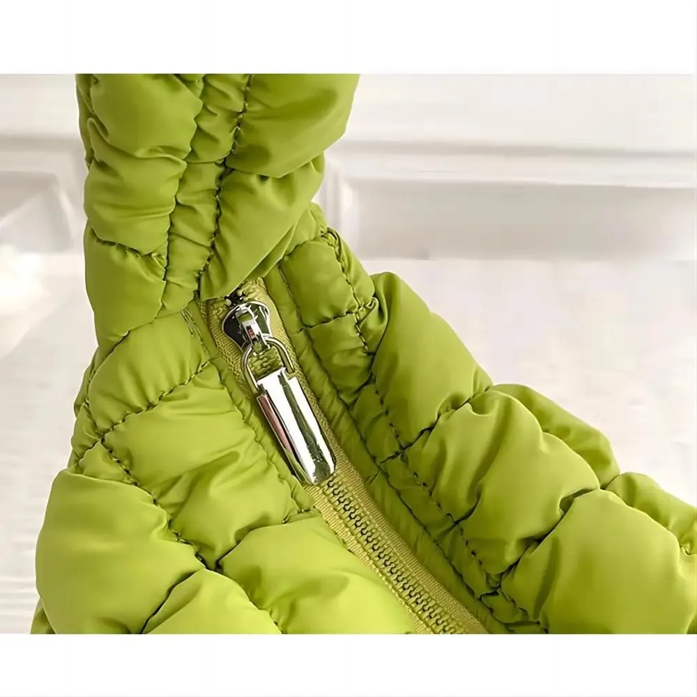 Custom Down Quilted Shoulder Puffer Tote Bag 10