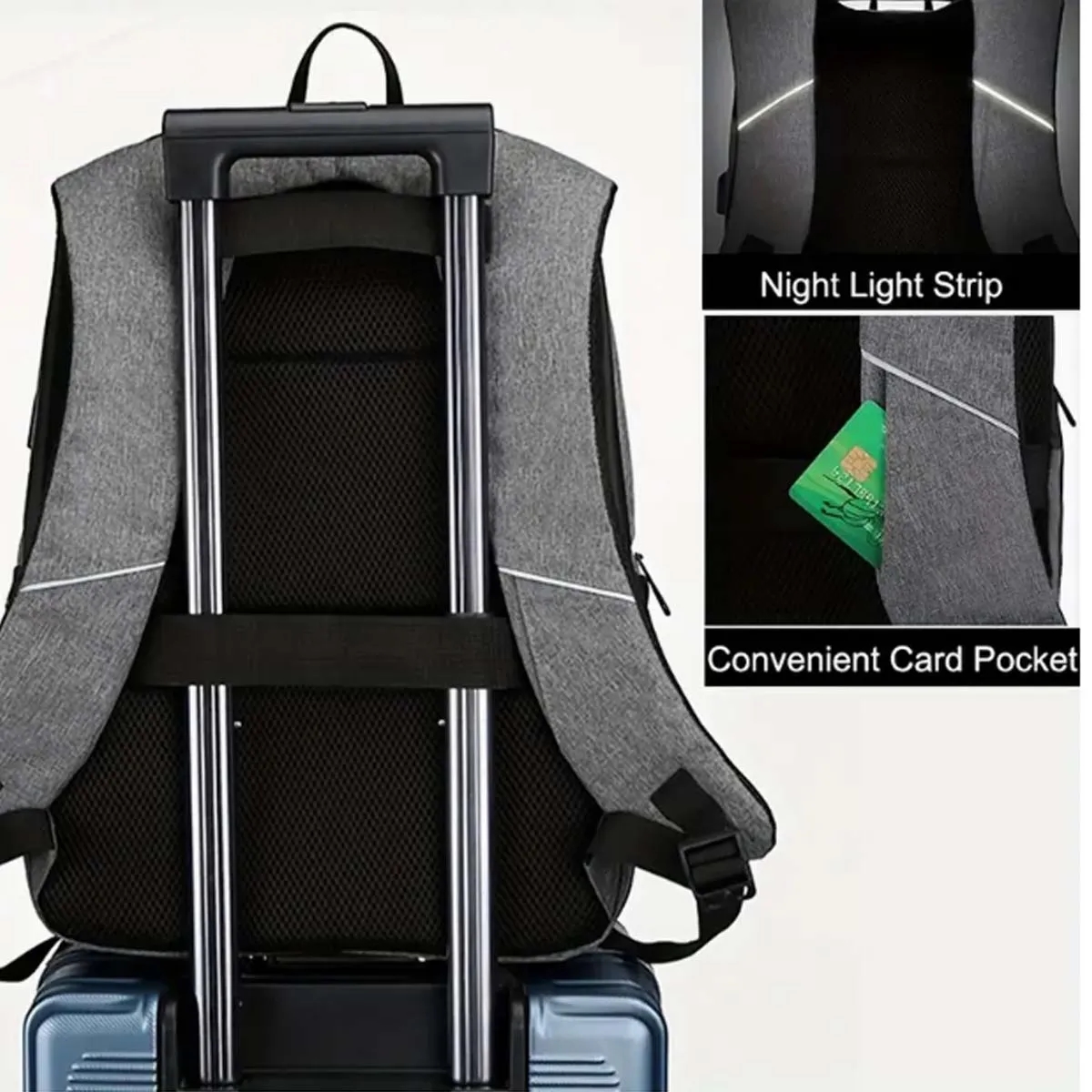 Large Capacity Backpacks With USB Port 3