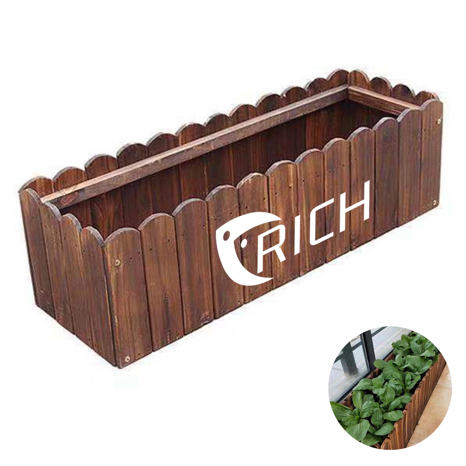 Wooden Flower Bed 2