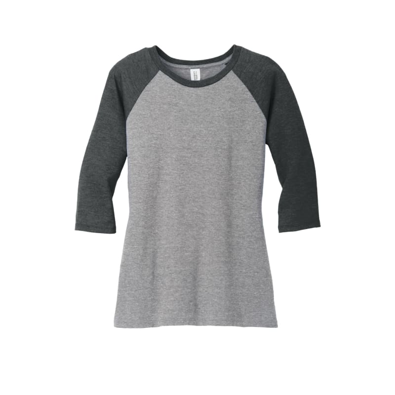 District Women's Perfect Tri 3/4-Sleeve Raglan. 24
