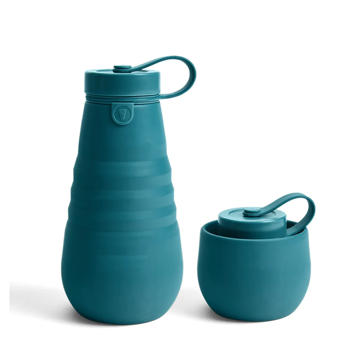 20 oz. Travel Collapsible  Reusable Silicone Water Bottles 7