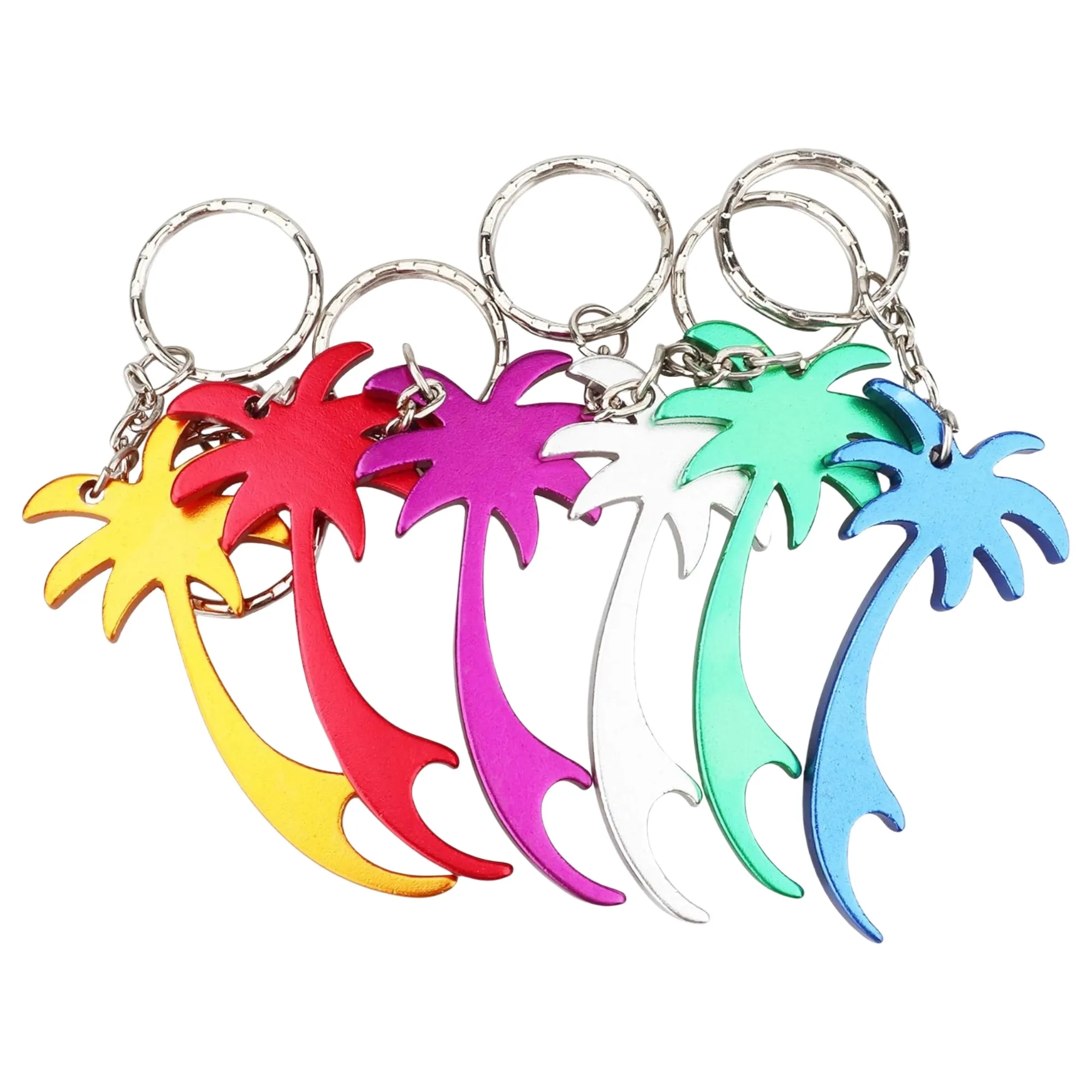 Coconut Tree Metal Bottle Opener Key Chains 5