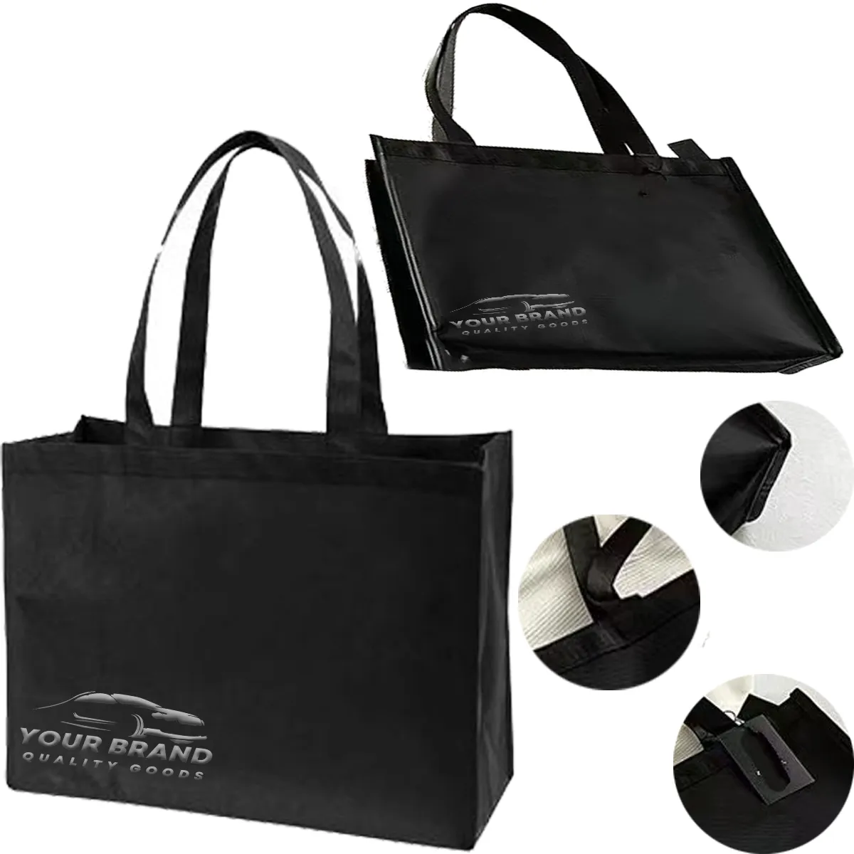 Customization Large Capacity Minimalist Canvas Tote Bag 2