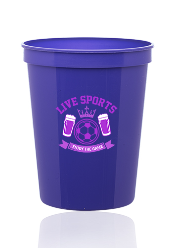 16 oz. Reusable Plastic Stadium Cups 25