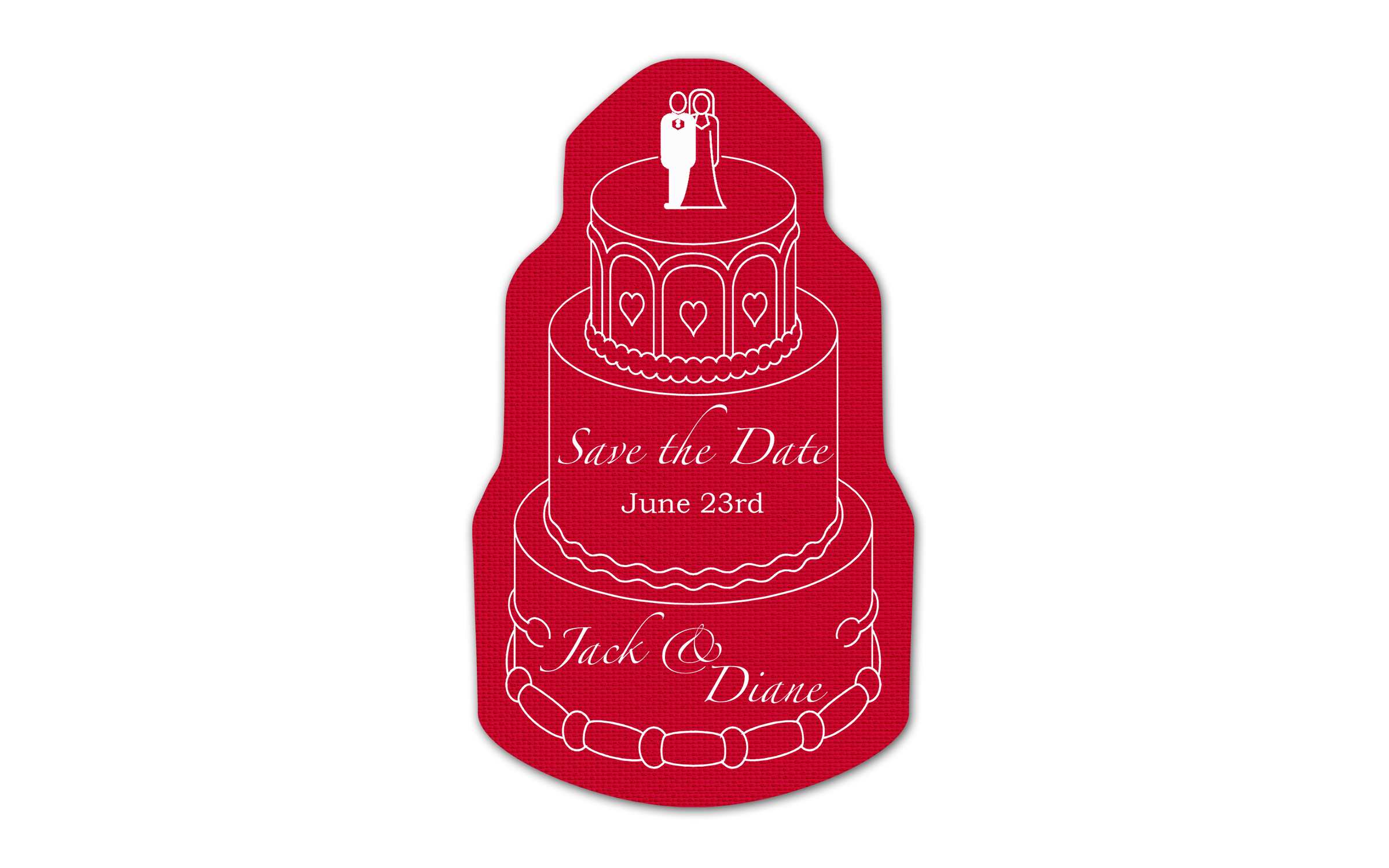 Wedding Cake Vinyl Jar Opener 13