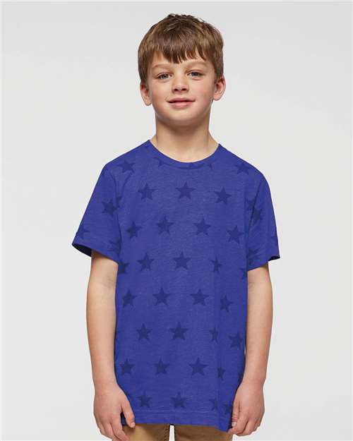 Youth Star Print Tee - 2229 43