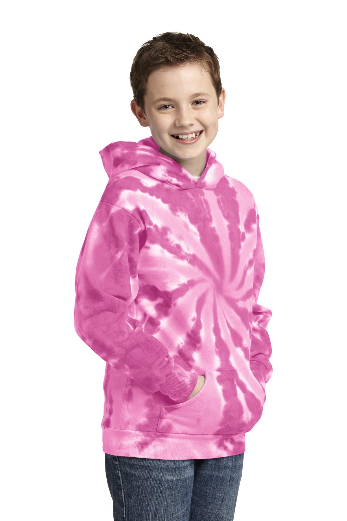 Port & Co Youth Tie-Dye Pullover Hooded Sweatshirt. PC146Y 27