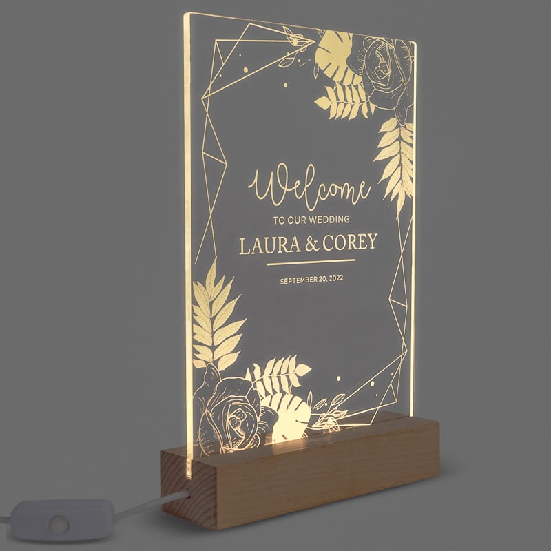 Custom LED Acrylic Light Stands 28