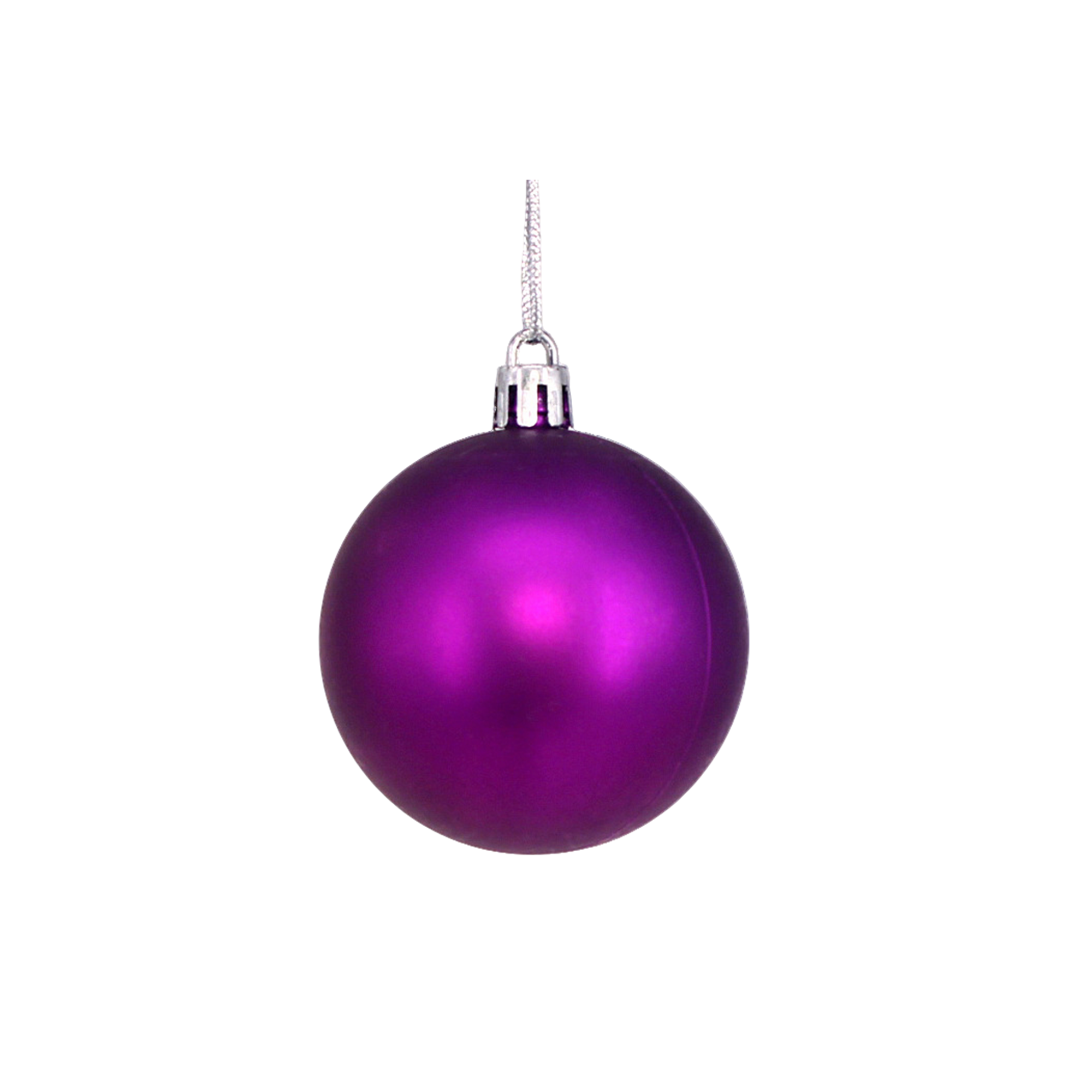Plastic Ornament Ball With Aluminum Plate 3.2" Diameter 40