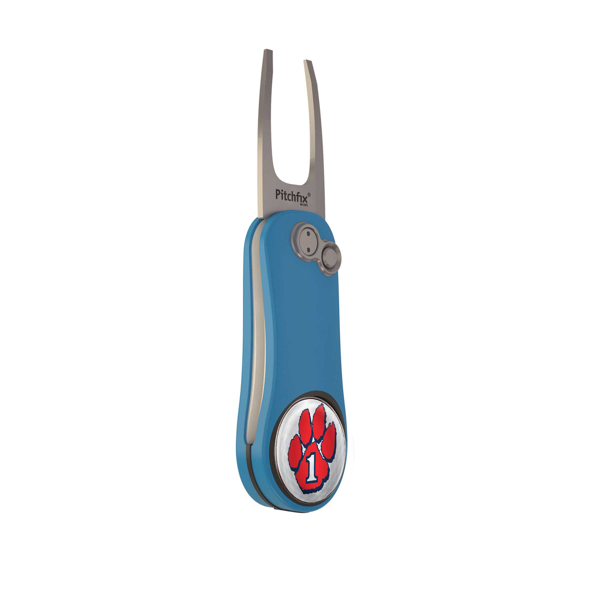 Pitchfix Hybrid 2.0 Golf Divot Tool w/ Custom Ball Marker 2