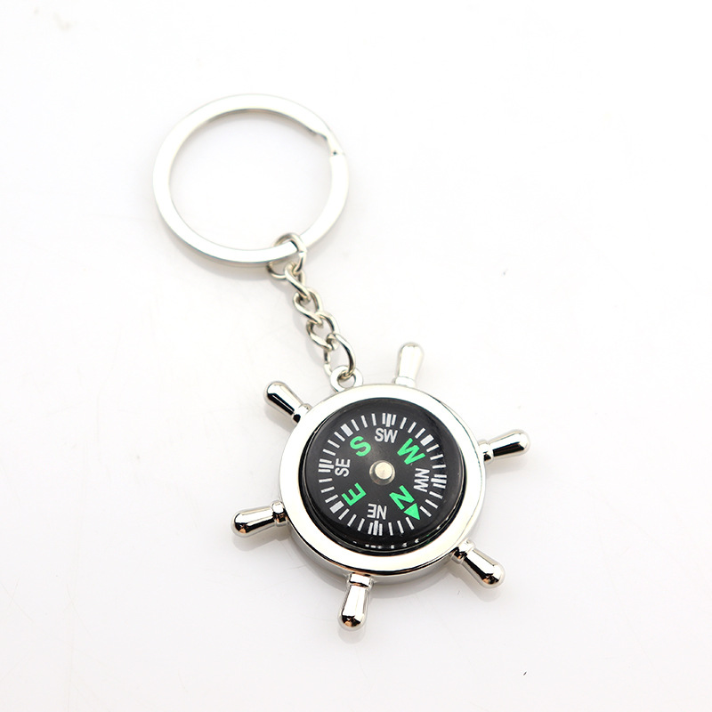 Metal Rudder Compass w/Keychain 4