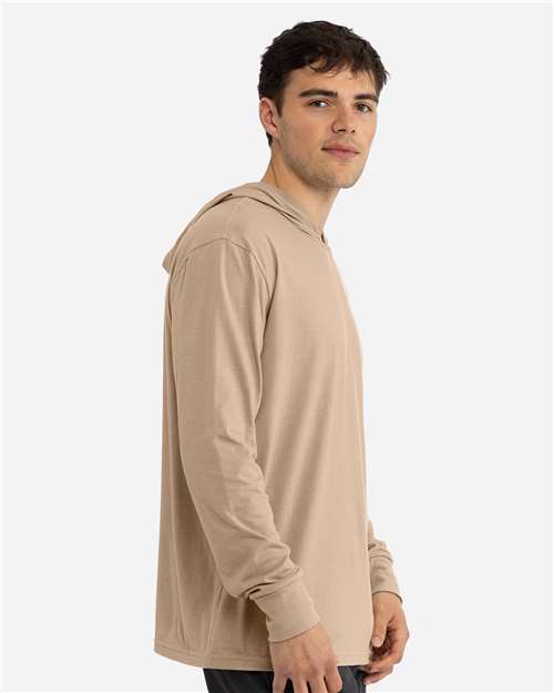 Unisex CVC Hoodie Long Sleeve T-Shirt - 6221 11