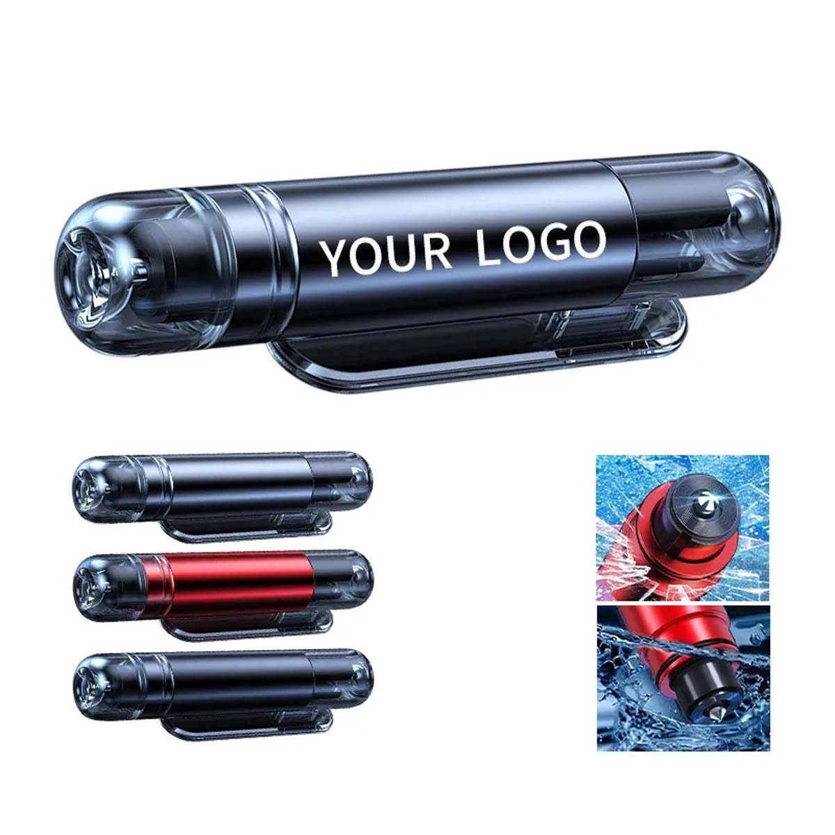 Durable Car Escape Tool with Retractable Steel Point 2