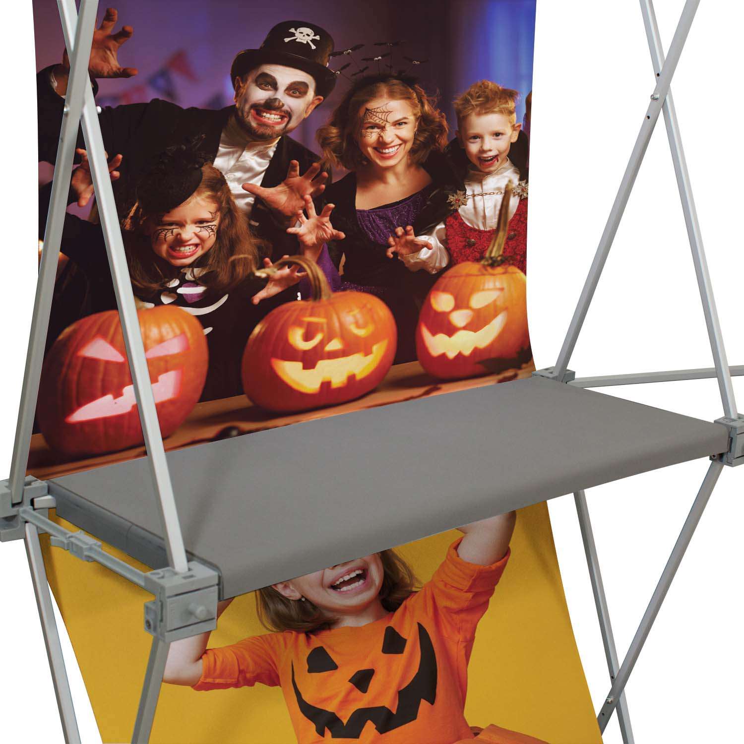 Deluxe GeoMetrix Gray Shelf