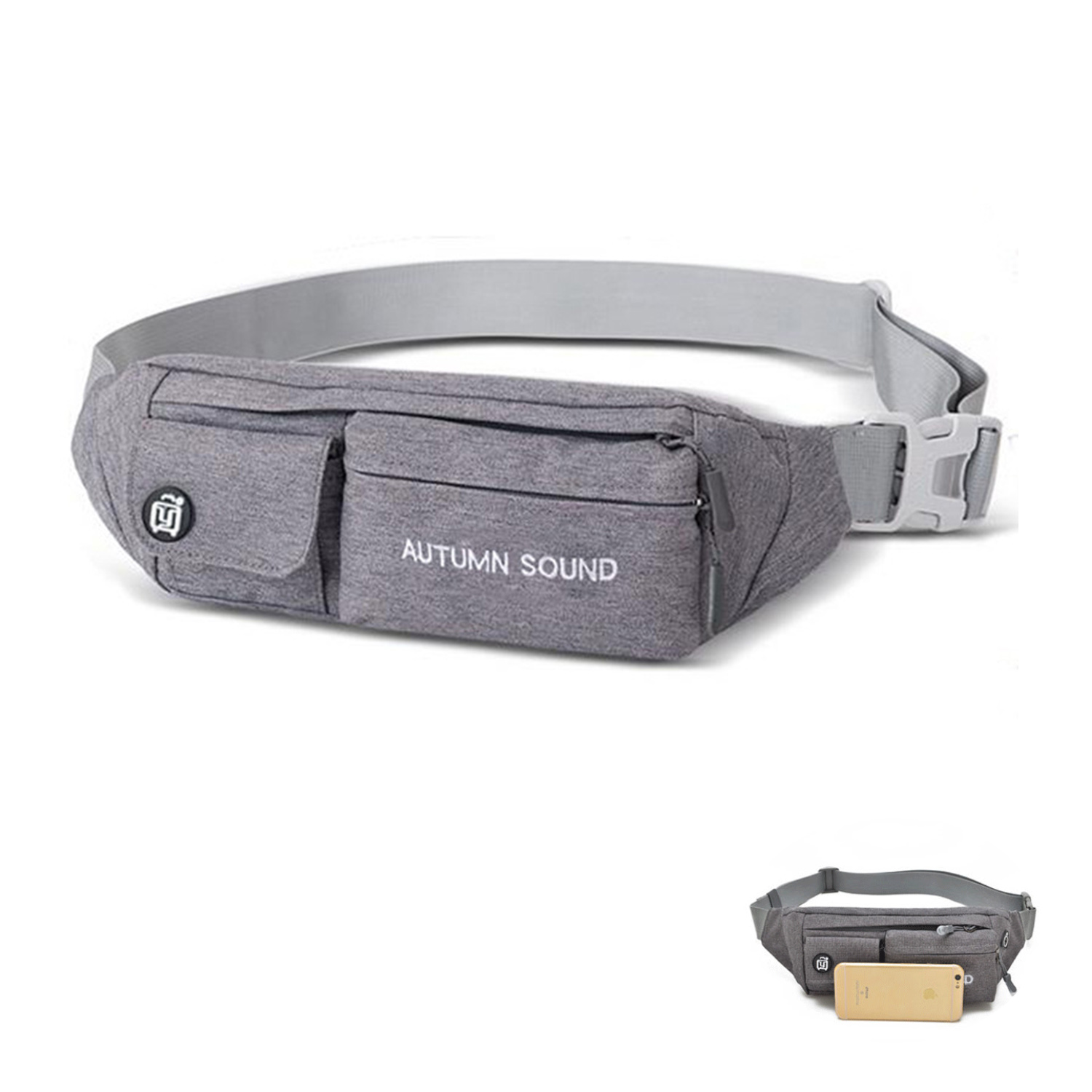 Waterproof Outdoor Running Fanny Packs w/ Zipper 2
