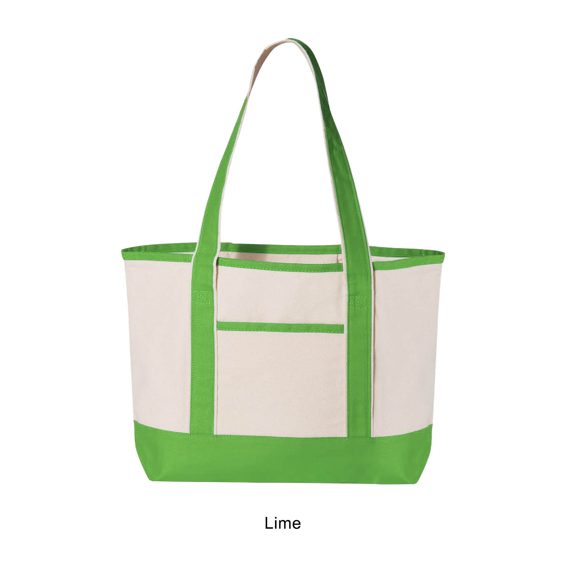12 oz. Small Heavy Canvas Deluxe Pocket Tote Bag_R116BT 1