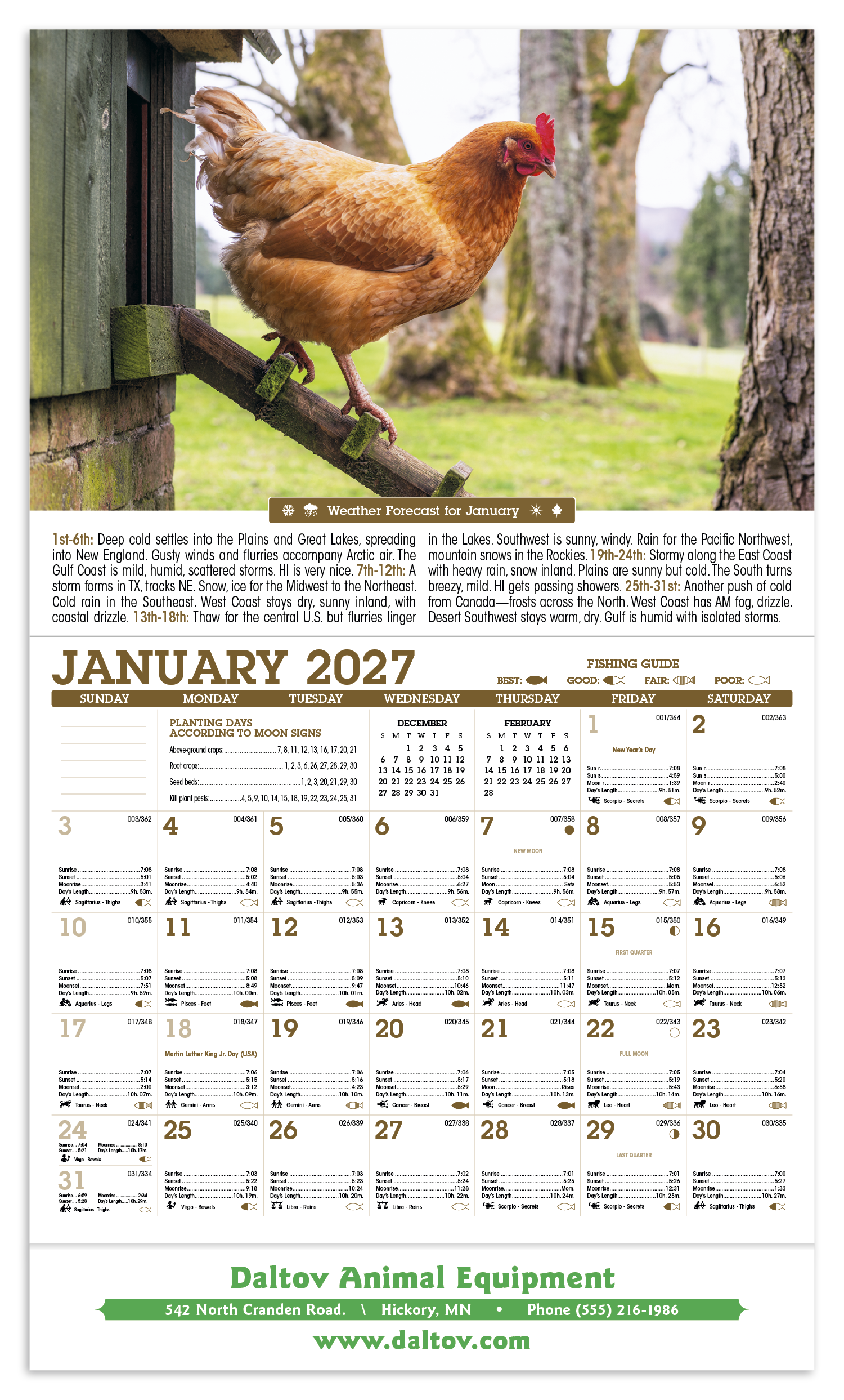 Triumph® Calendars Scenic Almanac 37