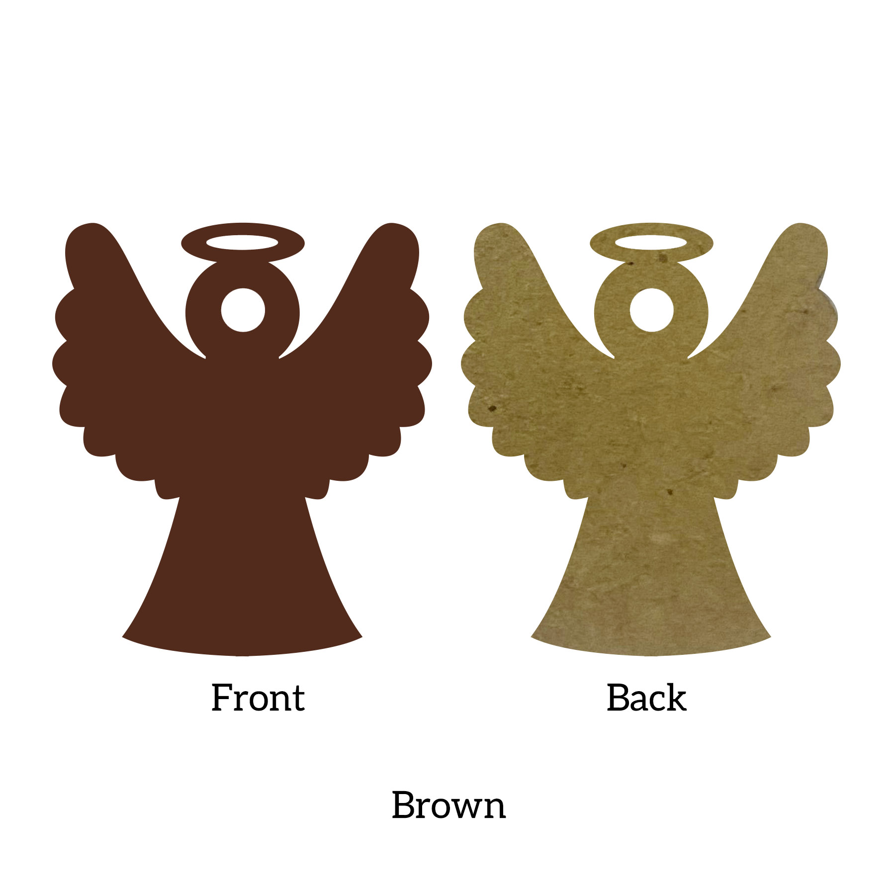 Free Shipping Solid Color Christmas Ornament - Angel 34