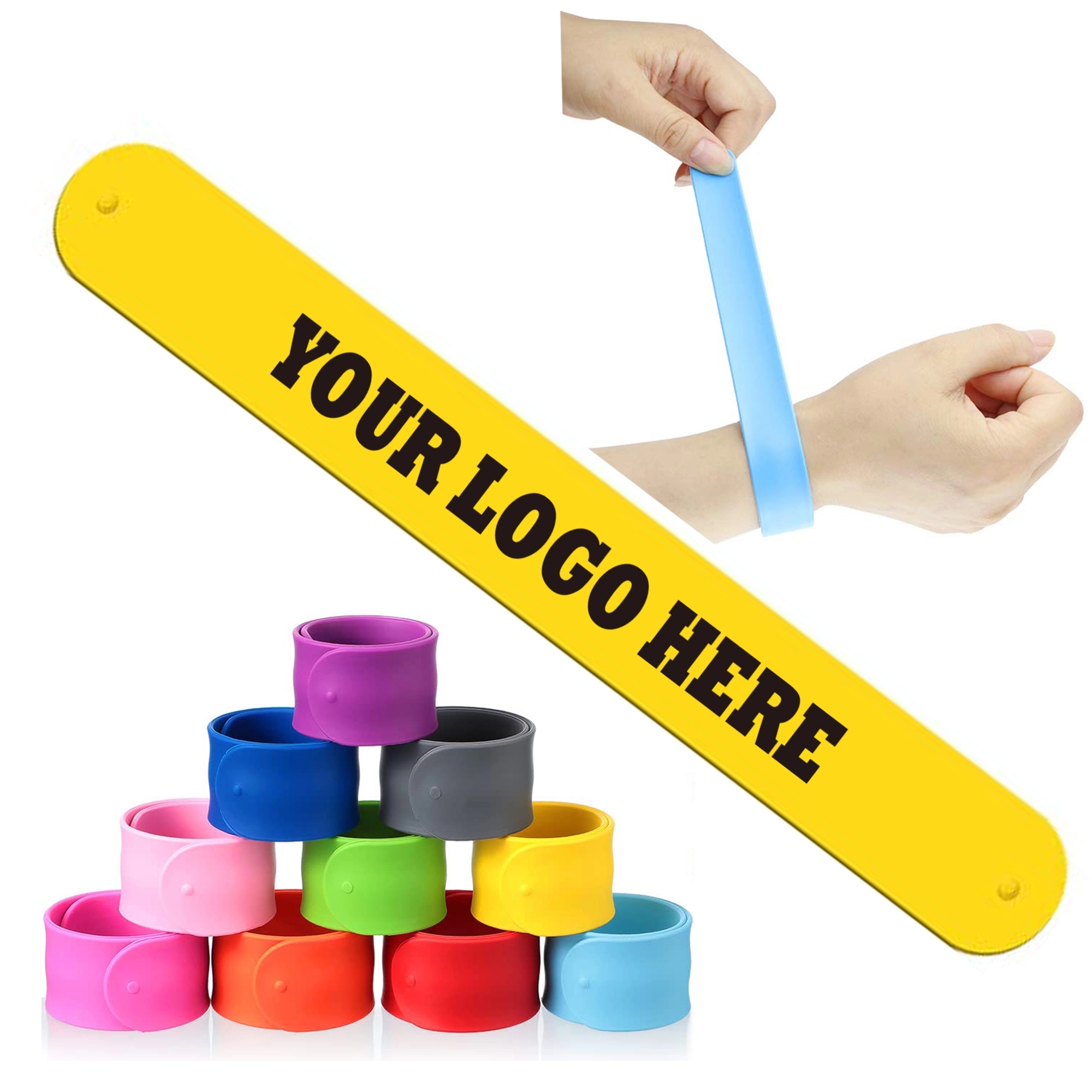 Silicone Slap Wristband Bracelet 4
