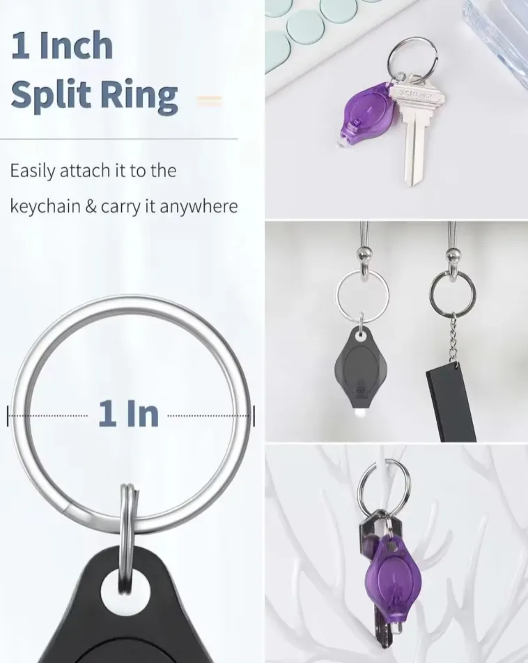 Mini UV LED Keychain 2