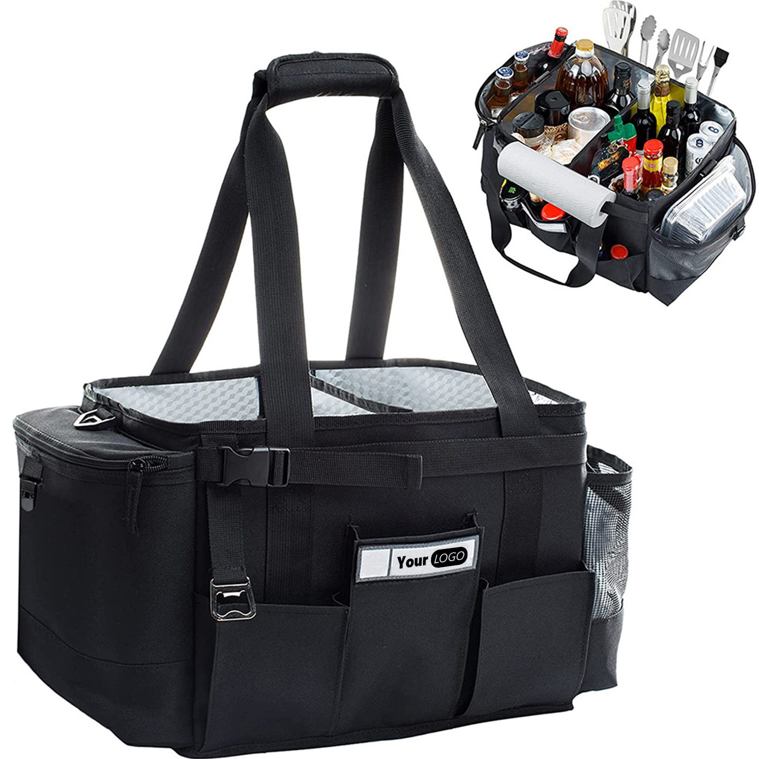 Large Grill Caddy-BBQ Camping Gear-Grilling Bag 2
