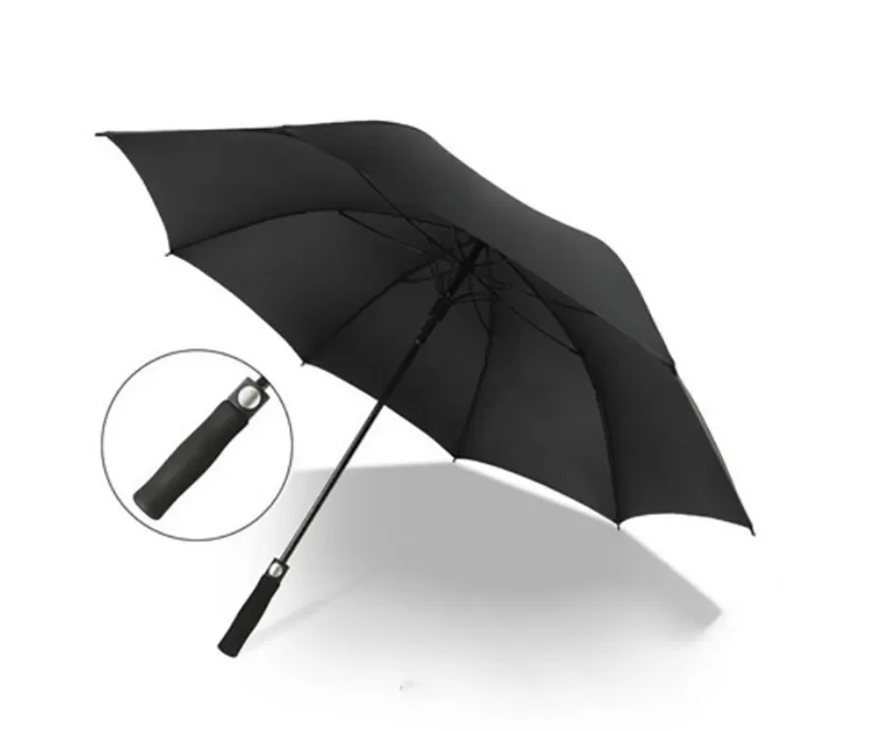 8 Bone 42" Straight Long Handle Business Umbrella 3