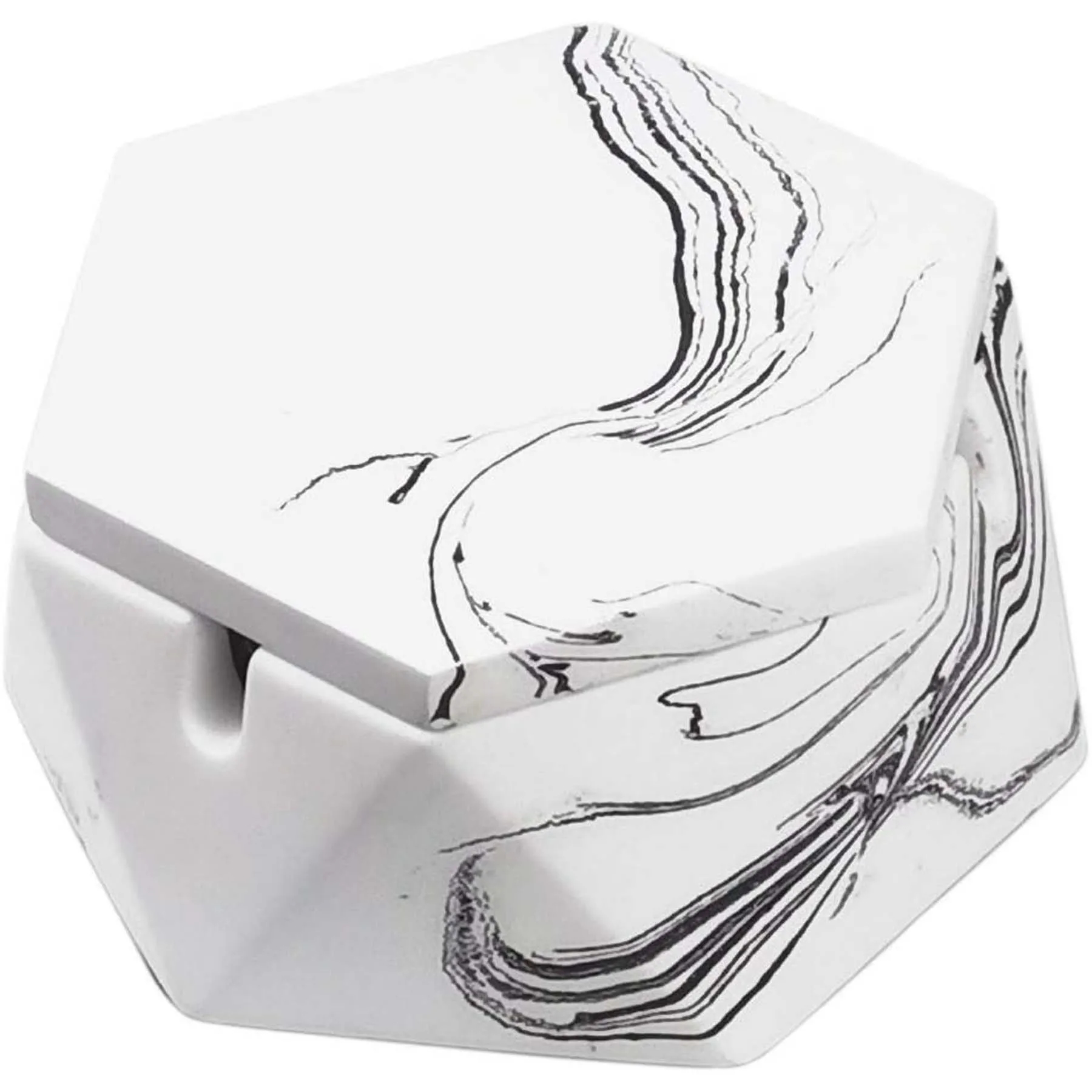 Concrete Ashtray with Lid 4