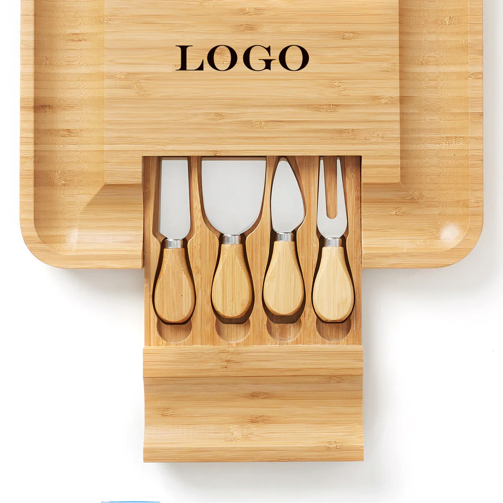 Bamboo Cheese Cutting Board with Tools 3