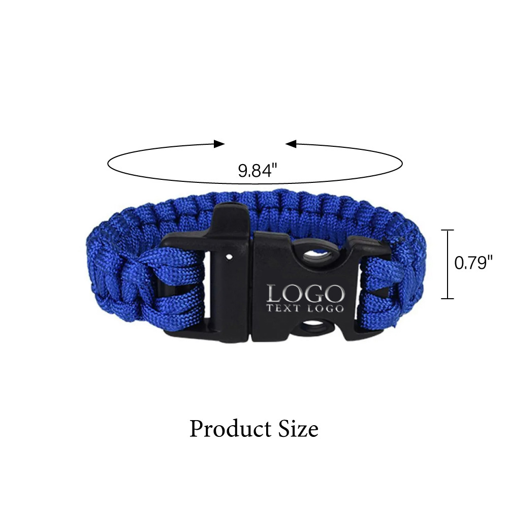 Survival Paracord Bracelet with Whistle 25