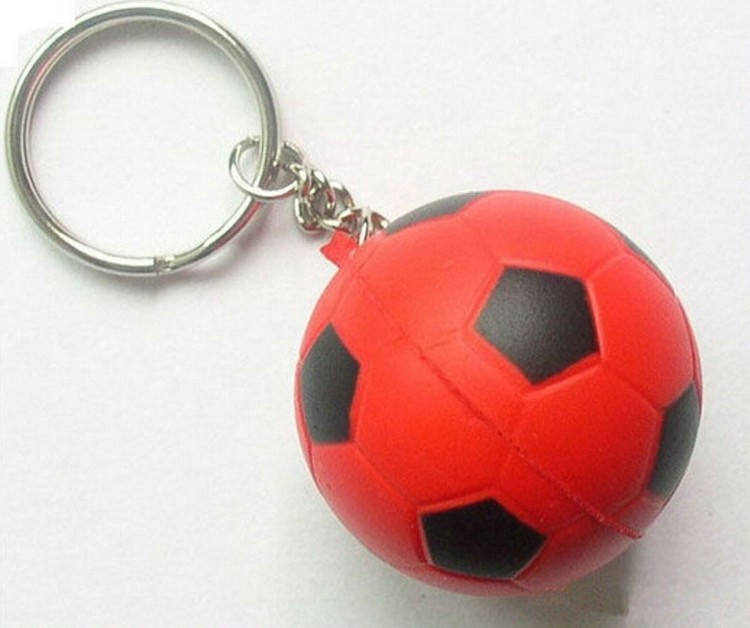 Soccer Ball Stress Reliever Key Holder 1