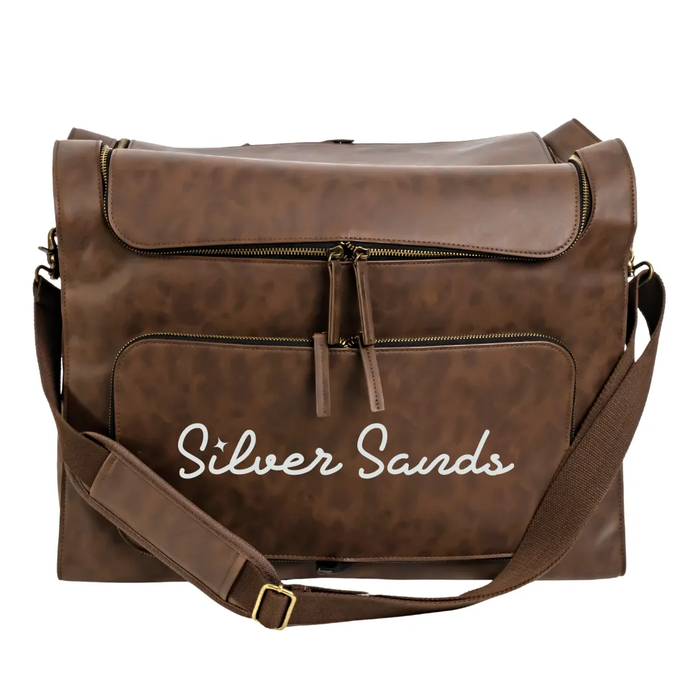 6-Bottle Leather Salesperson Backpack 4