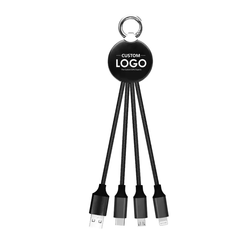 Led Light 3 In 1 Keychain Charging Cable 2