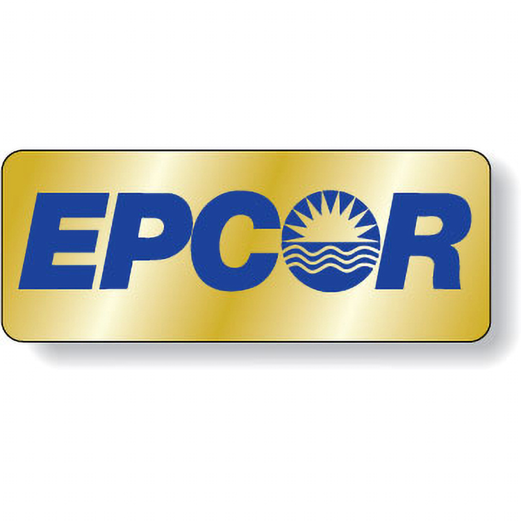 Bright Gold Foil Paper Roll Labels Stock Rectangle (1.125"x2.875")