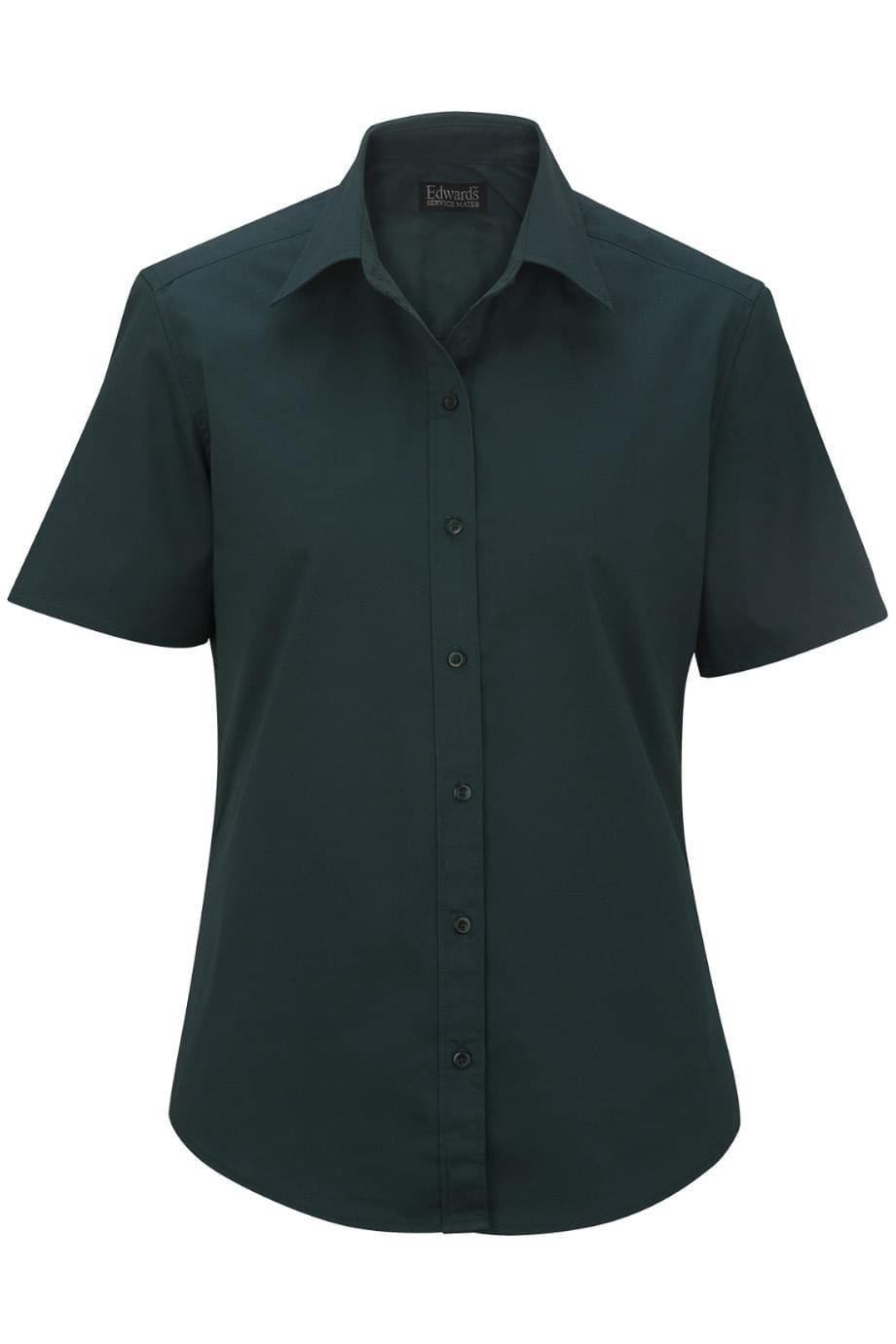 Ladies Cottonplus Short Sleeve Twill Shirt 6